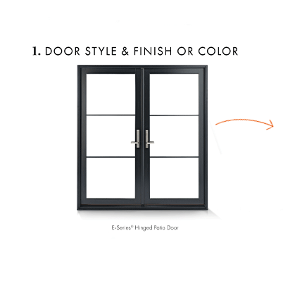 E-Series Hinged Patio Door
